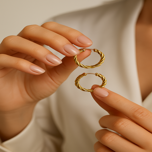 Gold Hoop Earrings